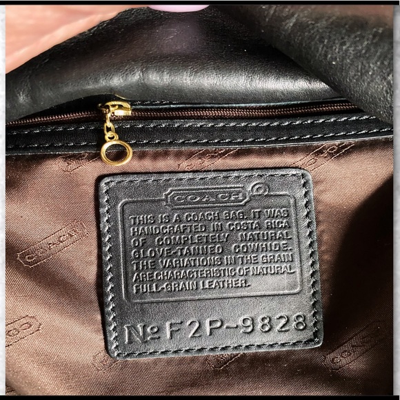 VINTAGE COACH BLACK LEGACY STUDIO FLAP BAG 9828 - Picture 15 of 17